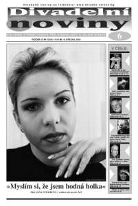 Jana Sýkorová, alto. Title
page of Divadelní noviny, March 2003