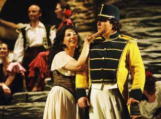 Jana Sykorova as Carmen, opera Carmen (Bizet), 
premiere Prague State Opera 12 March 2004