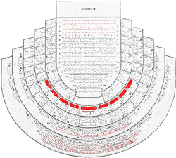 Boxes First Balcony the Middle - Front Seats