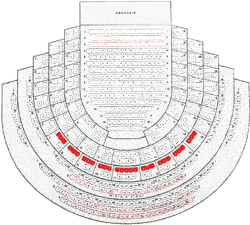 Boxes Second Balcony the Middle - Front Seats