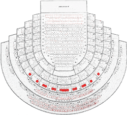 Boxes Second Balcony the Middle - Back Seats