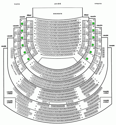 First Balcony Boxes Back Seats