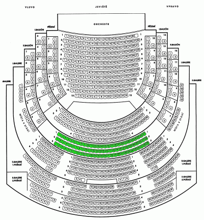 Second Balcony Central Stall