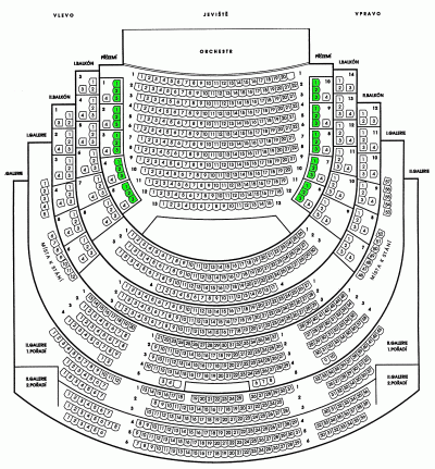 Parterre Boxes Front Seats