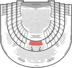 First Balcony Central Stall - rows # 2 to 3