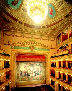 Prague National Theatre stage. Prague opera tickets online!